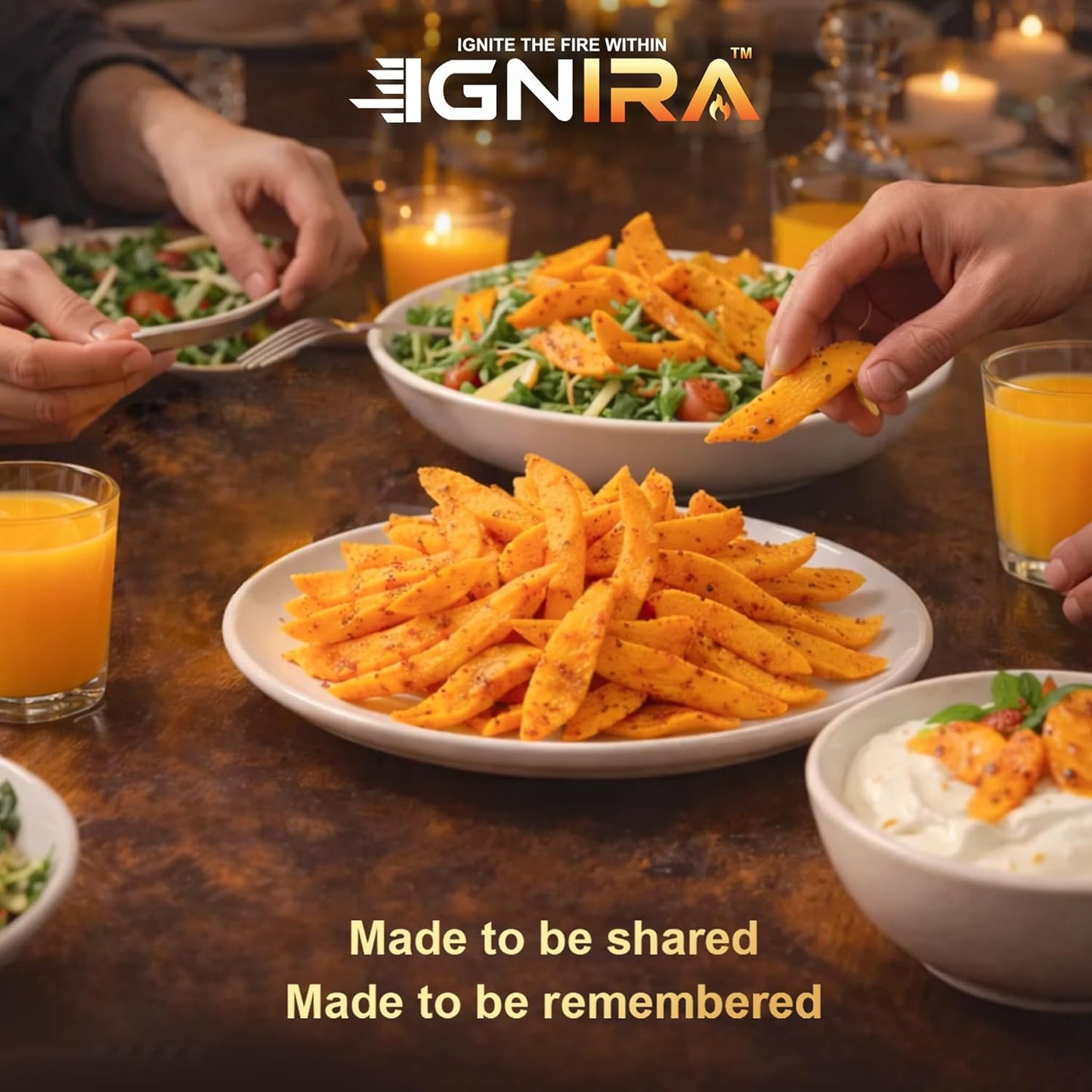 IGNIRA Dried Mango with chili, Pack of 6 (10.02 oz)