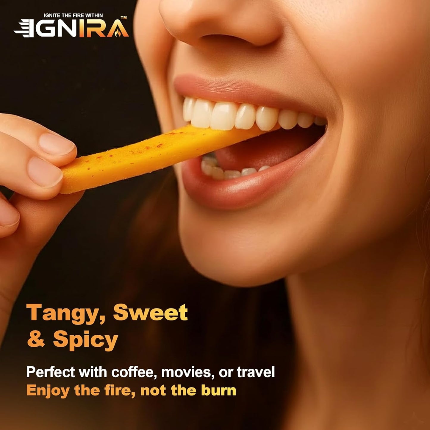 IGNIRA Dried Mango with chili, Pack of 1 (1.67oz)