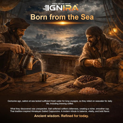 IGNIRA Himalayan Salted Coffee, Hot or Iced Milk Coffees, 20 Single-Serve Sticks (12.69 oz)