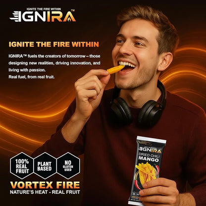 IGNIRA Dried Mango with chili, Pack of 1 (1.67oz)