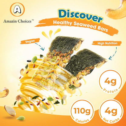 Amazin Choices Seaweed Crunch with Nuts Classic Taste, 10.7 oz., 16 ct