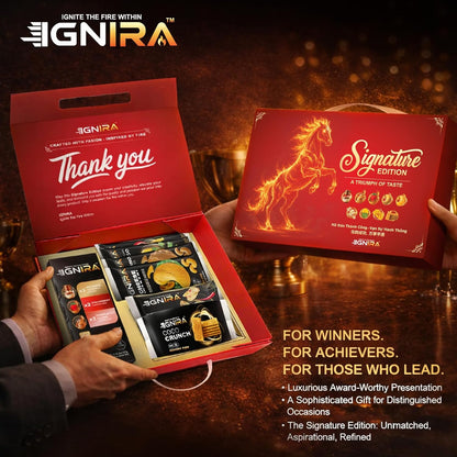 IGNIRA Signature Gift Edition – Coffee and Snacks Gift Set - 7 Piece Assortment