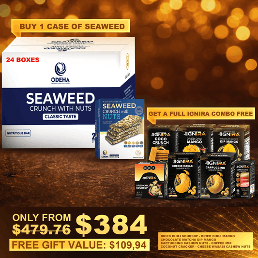 Buy 1 Case of Seaweed + Get Full IGNIRA Combo Free – Only $384 (Free Gift Value: $109.94)